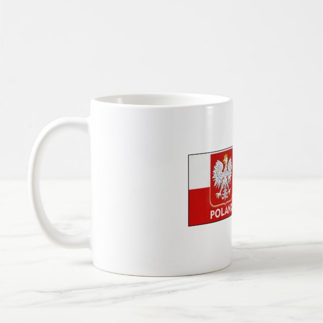 Polsk Logotyp Kaffe Mugg (Vänster)