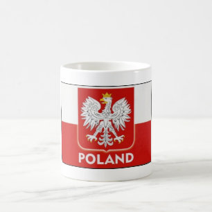 Polsk Logotyp Kaffe Mugg