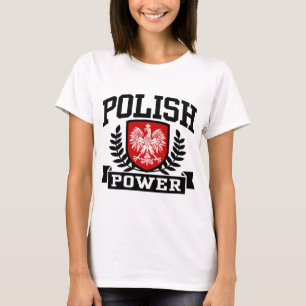 Polsk makt tee shirt