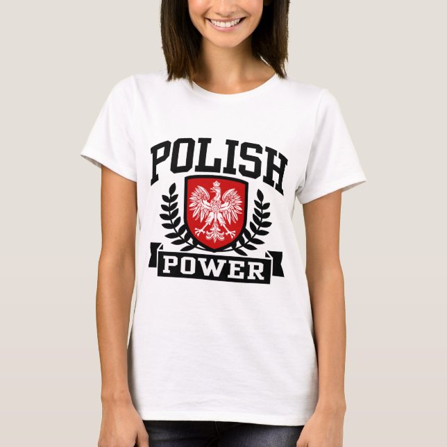 Polsk makt tee shirt (Framsida)
