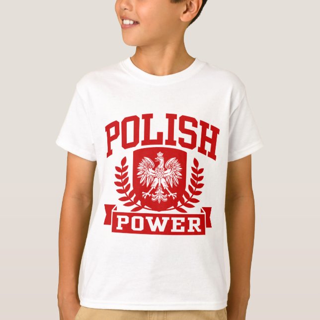 Polsk makt tee shirt (Framsida)
