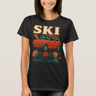 Polsk Maluch Retro Folkkonst T Shirt