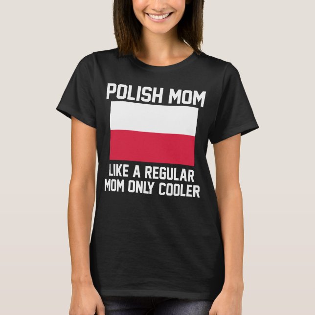 Polsk mamma t shirt (Framsida)