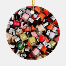 Polsk manikurist Nail Salon Julgransprydnad Keramik
