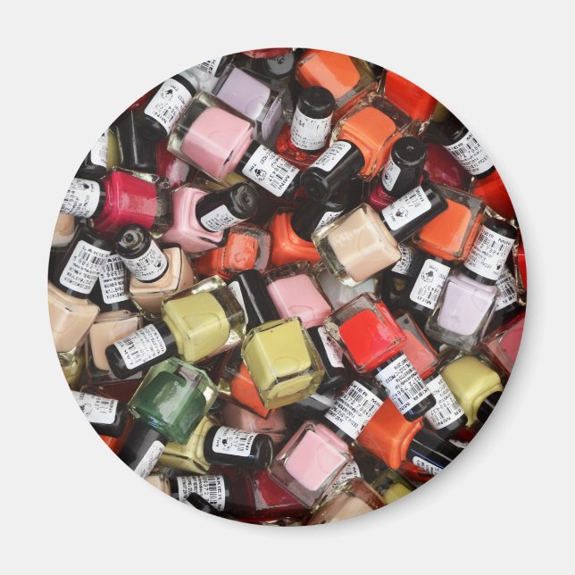 Polsk manikurist Nail Salon Magnet (Framsidan)