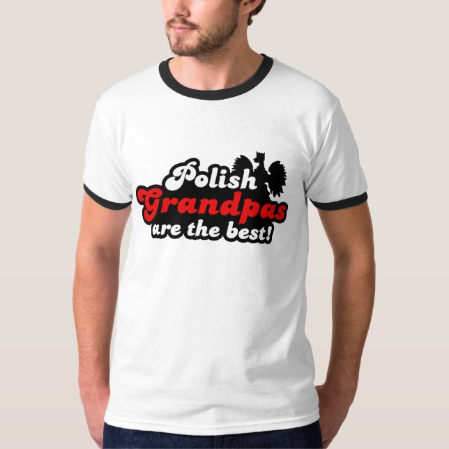 Polsk morfar tee shirt (Framsida)