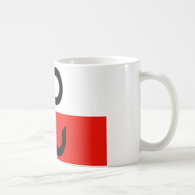 Polsk motståndsflagga kaffemugg (Höger)