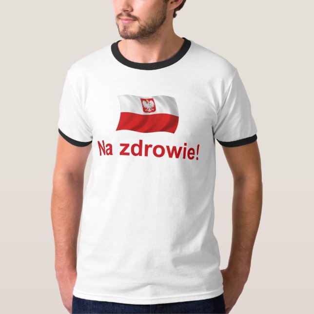 Polsk Na-zdrowie T-shirt (Framsida)