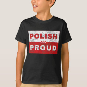 Polsk och stolt flagga tee