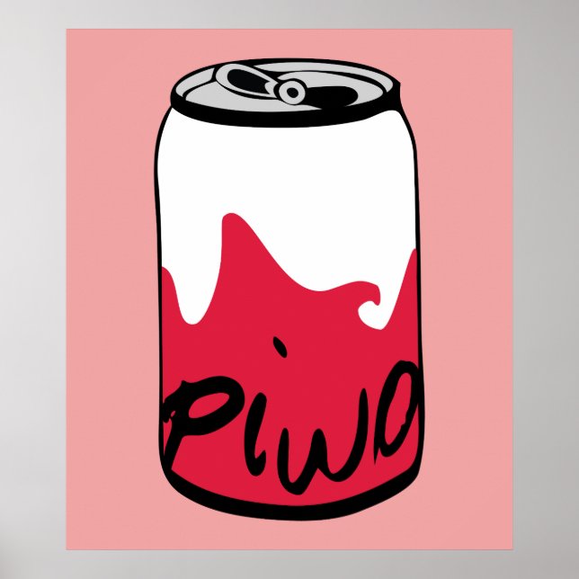 Polsk öl (Piwo) Poster (Framsidan)