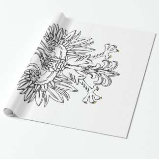 Polsk öre med Guld Krona Presentpapper