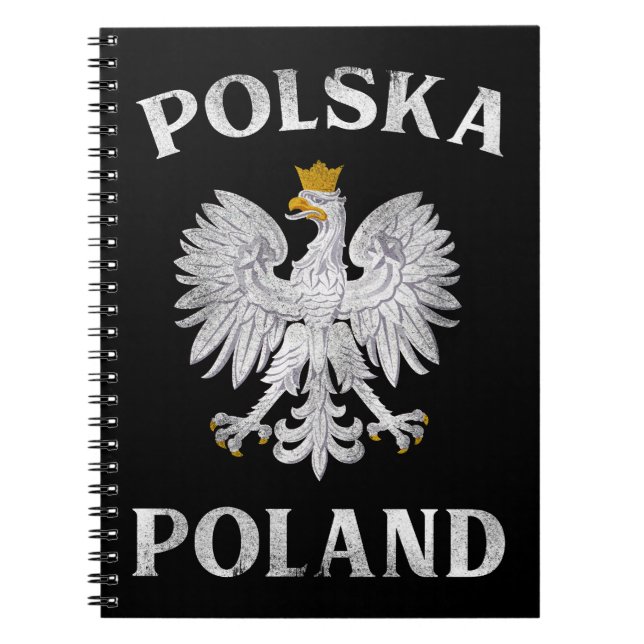 Polsk örfil till Polen Jackat av Arm Polska Anteckningsbok (Framsidan)