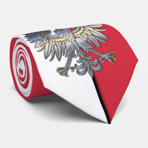 Polsk örn för Polen flagga Slips