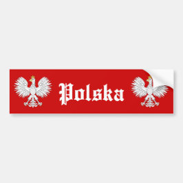 Polsk örn Polska Bildekal