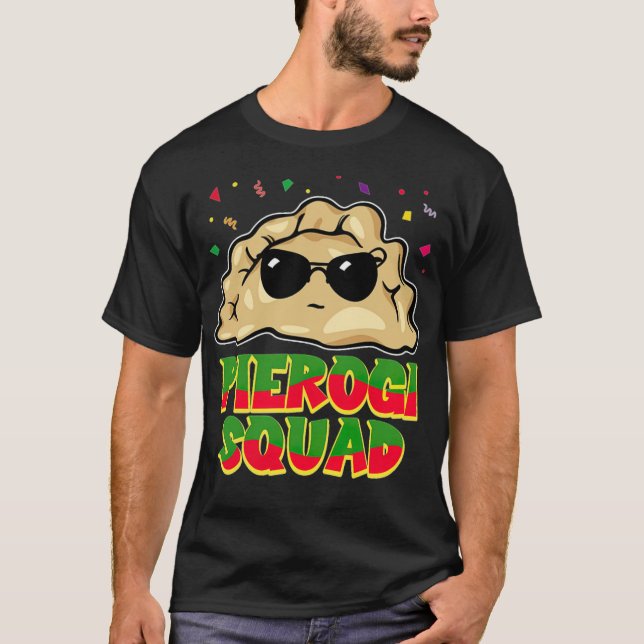 Polsk Pierogi Squad Polen Funny T djurvän Shirt (Framsida)