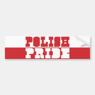 Polsk pride bildekal