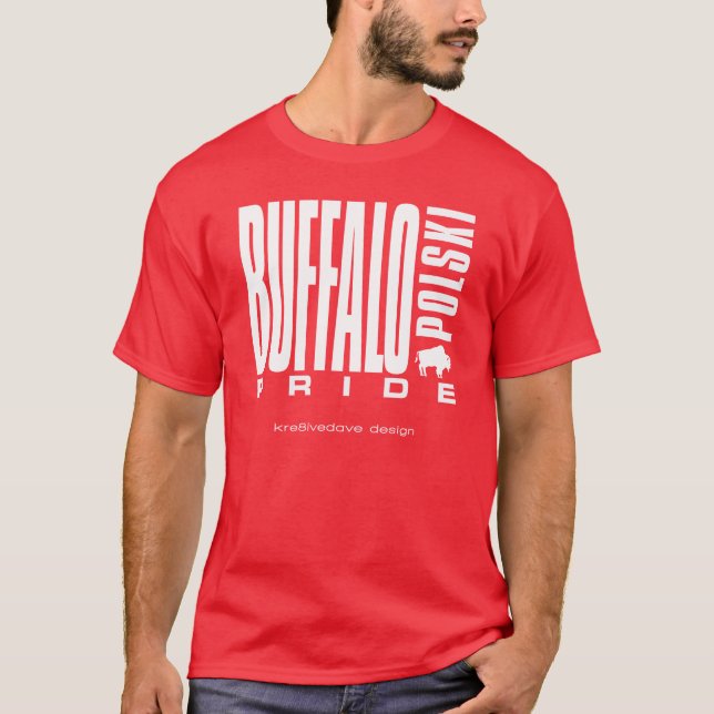 POLSK PRIDE FÖR BUFFEL T-SHIRT (Framsida)