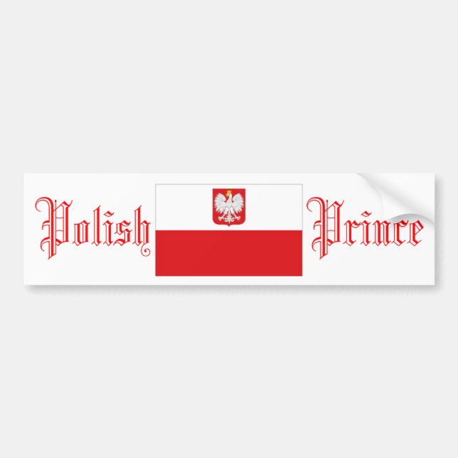 Polsk Prince, bildekal (Framsidan)