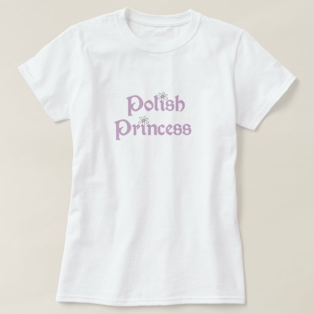 Polsk Princess för daisy T-shirt (Design framsida)