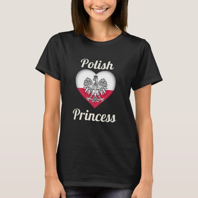 Polsk Princess Tee Shirt (Framsida)