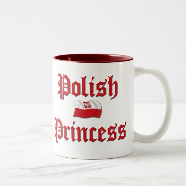Polsk Princess Två-Tonad Mugg (Höger)