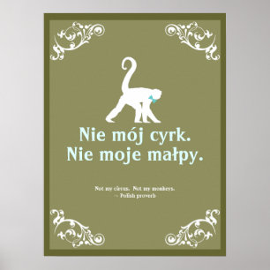 Polsk Proverb Poster