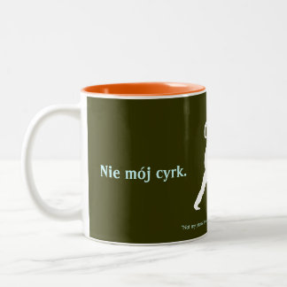 Polsk Proverb Två-Tonad Mugg