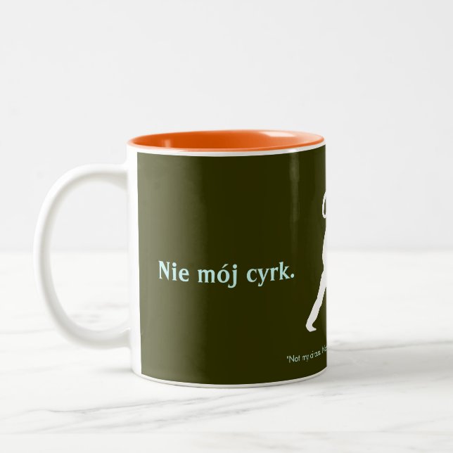 Polsk Proverb Två-Tonad Mugg (Vänster)