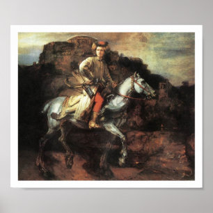 Polsk Rider Vintage Art Print Poster