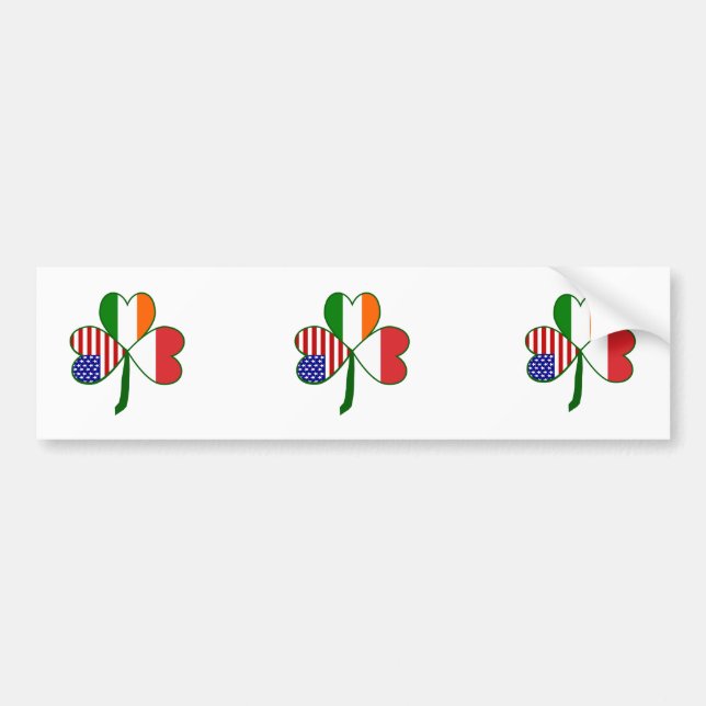 Polsk Shamrock Bildekal (Framsidan)