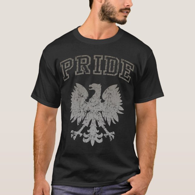 Polsk skjorta för pride t t-shirt (Framsida)