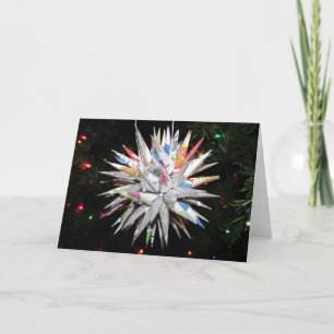 Polsk Star Ornament Helgkort