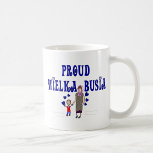Polsk stor- farmor "Wielka Busia ", Kaffemugg