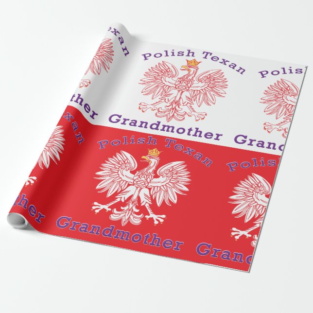 Polsk Texan Eagle Grandmor Presentpapper (Utrullad)