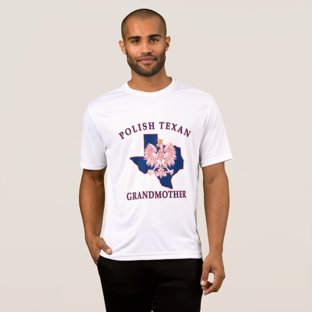 Polsk texan Grandmor T Shirt (Hel framsida)