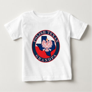 Polsk texan Grandpa Round T Shirt