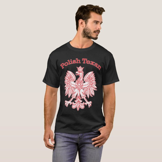 Polsk Texanvitörn T Shirt (Hel framsida)