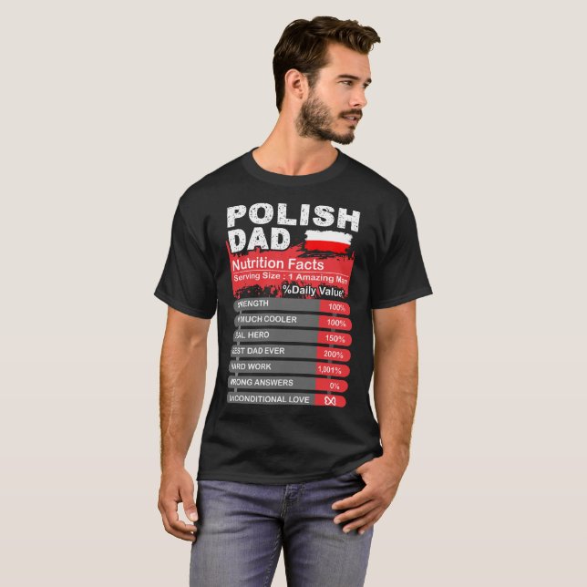 Polsk Tshirt för format för portion för T Shirt (Hel framsida)
