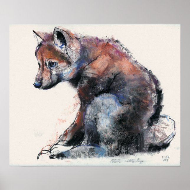 Polsk Varg Valp 2001 Poster (Framsidan)