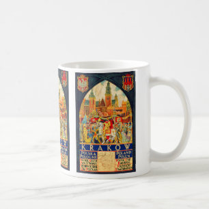 Polsk vintage resoraffisch kaffemugg