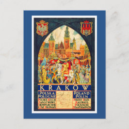 Polsk vintage resoraffisch vykort