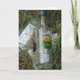 Polsk Vodka Välkomstkort Vänskap Favorit Kort