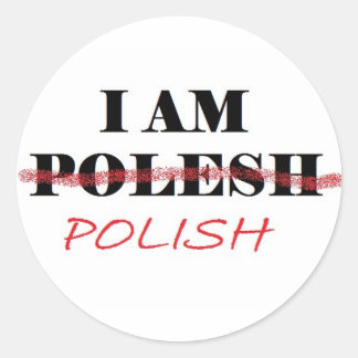 Polska 1 runt klistermärke