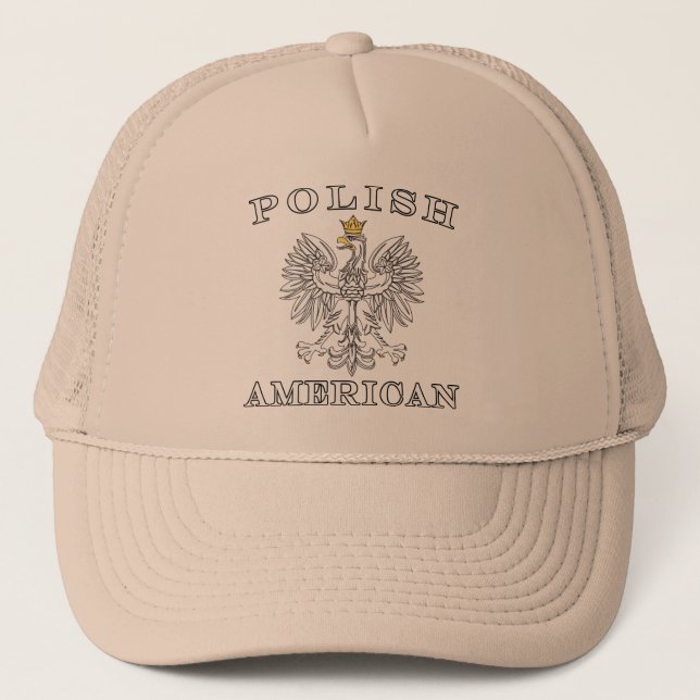 Polska American White Eagle Truckerkeps (Framsida)
