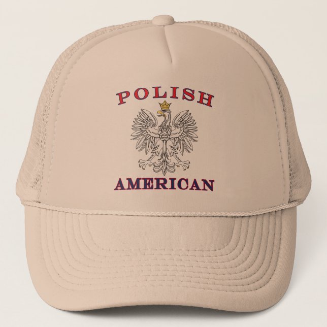 Polska American White Eagle Truckerkeps (Framsida)
