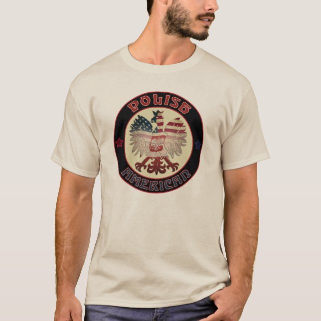 Polska amerikanska Eagle Manar-Shirt Tröja (Framsida)