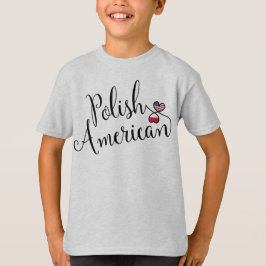 Polska amerikanska entwed Hearts Tee