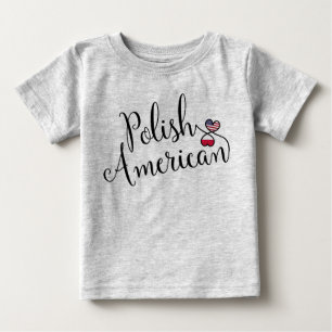 Polska amerikanska entwed Hearts Tee