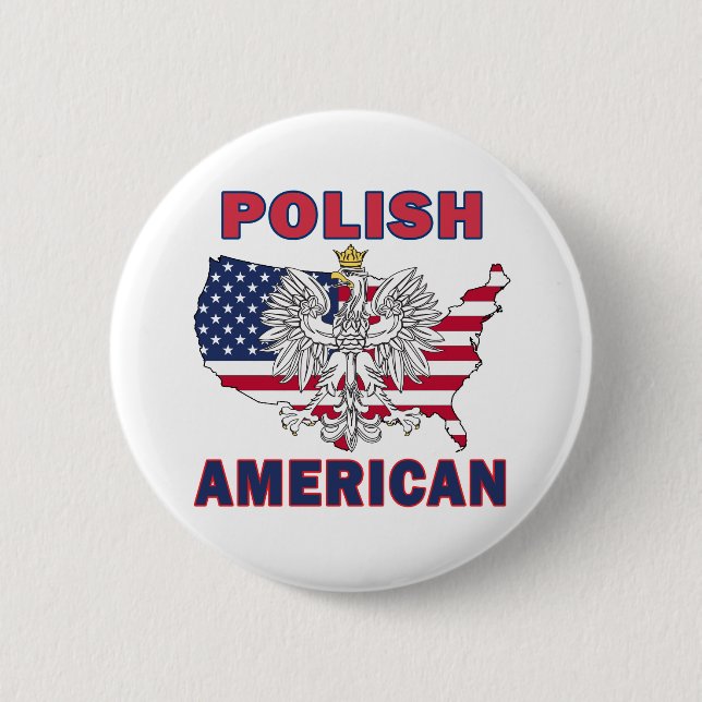 Polska amerikanska Karta Knapp (Framsida)