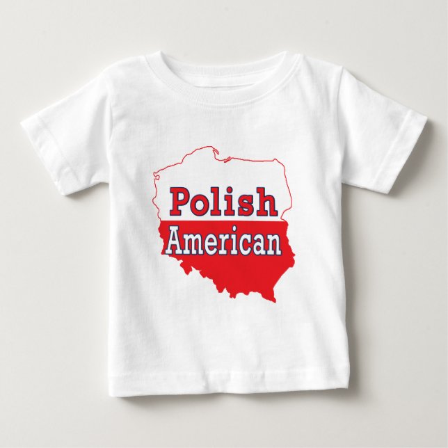 Polska amerikanska Karta Tee (Framsida)